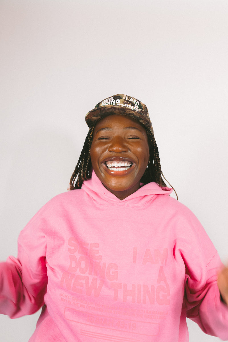 New Thing Pink Hoodie – All The More Apparel