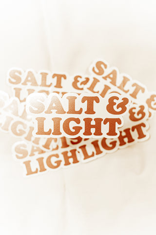 Salt & Light Vinyl Decal