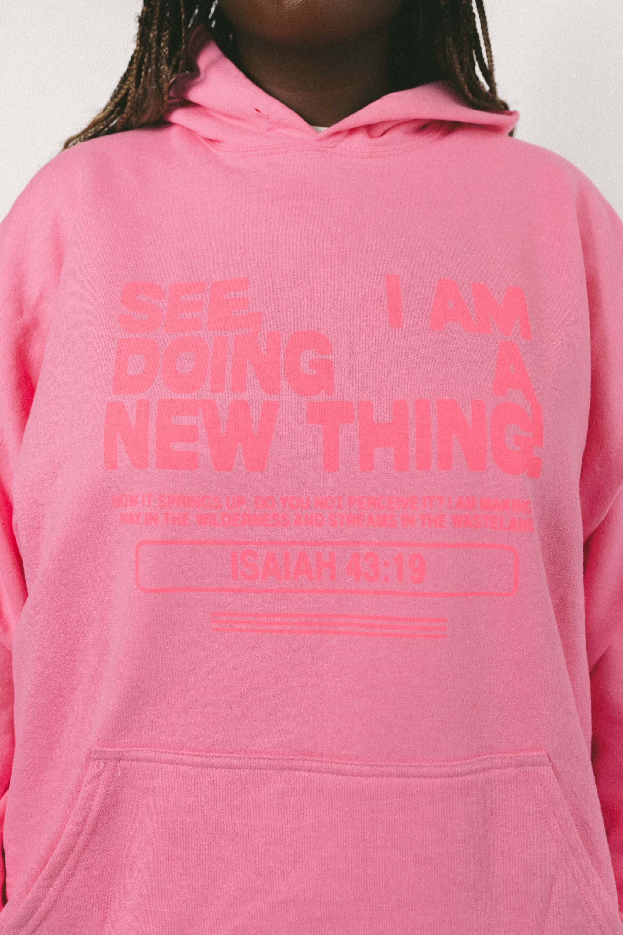 New Thing Pink Hoodie – All The More Apparel