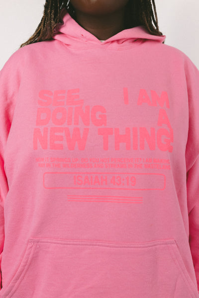 New Thing Pink Hoodie