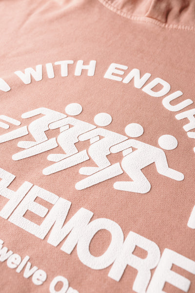 Run With Endurance Pink Hoodie