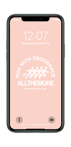 Run With Endurance Pink Lock Screen