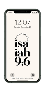 Isaiah 9:6 Lock Screen