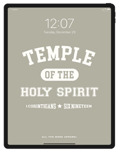 Temple iPad Lock Screen